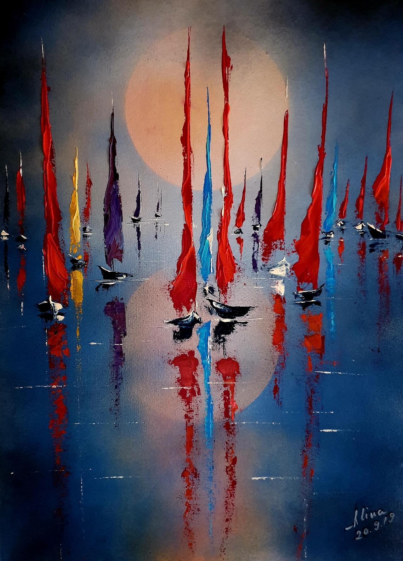 ArteDiAlina.com painting: much love and a hint of jealousy